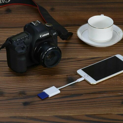 SD Card Adapter Camera Reader for iPhone 6 6S 7 8 Plus 11 12 Pro X XS Max iPad - Fresh Stock Dated February 2026