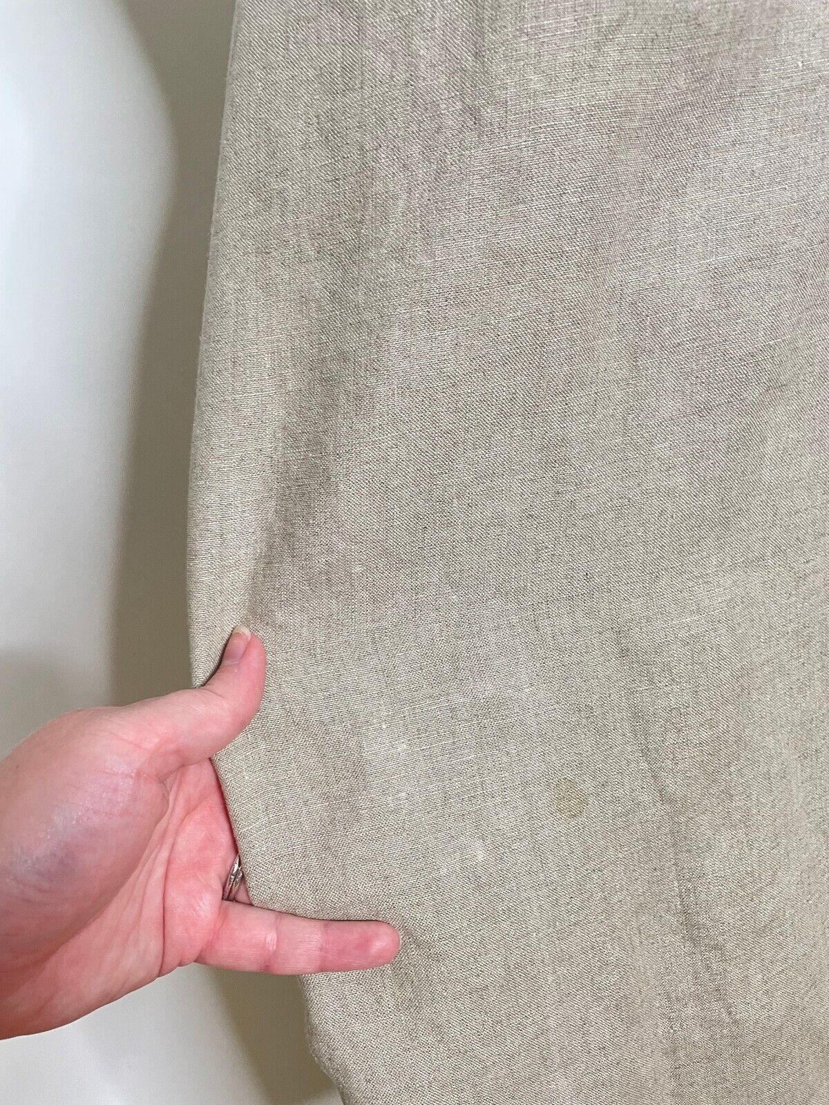 Vintage 80s Ralph Lauren Linen Wrap Skirt Size Small AS IS - Fresh Stock Dated March 2026