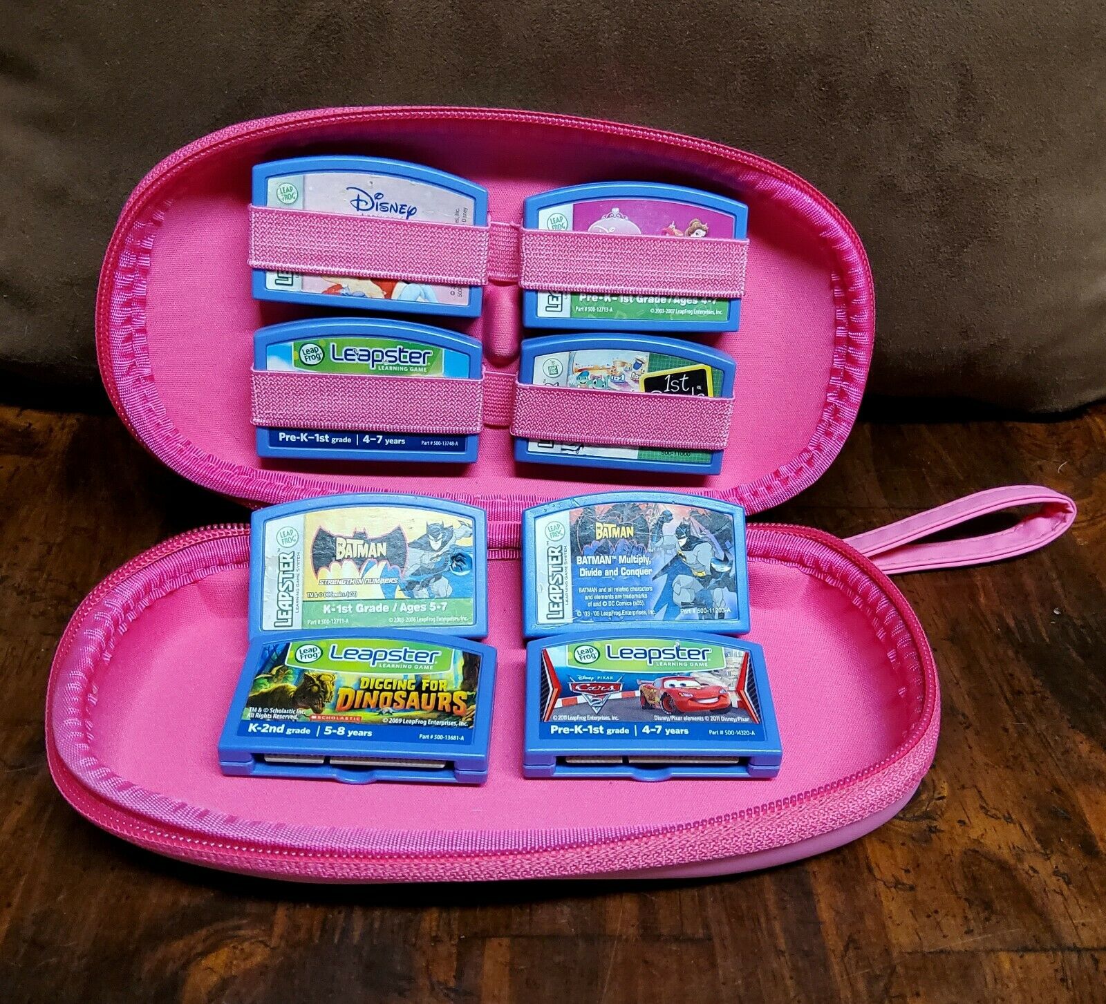 Leap Frog Leapster GS Explorer Hello Kitty Carrying Case with Game Cartridges - Fresh Stock Dated February 2026
