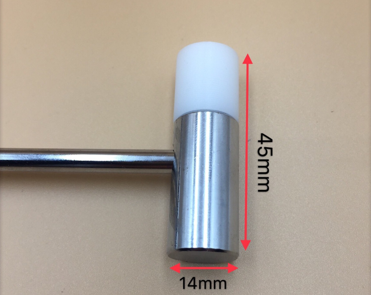 2PCS Plastic Faced Little Hammer with Anti Slip Handle for Watch Repair F42410 - Fresh Stock Dated February 2026