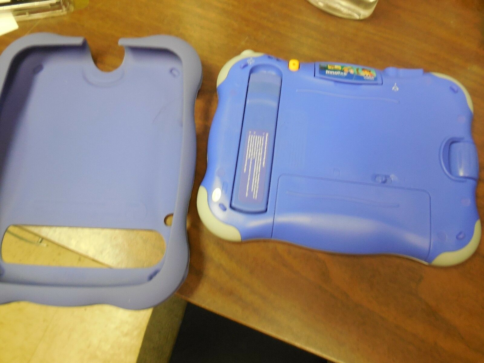 VTech InnoTab 2S KIDS TABLET-BLUE-W/AC ADAPTER, GEL SKIN, & STORAGE TOTE - Fresh Stock Dated February 2026