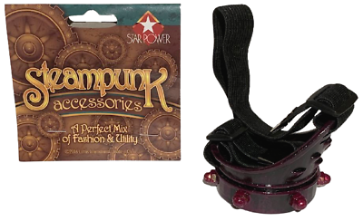 STEAMPUNK MONOCLE GOGGLE Eye Patch Glasses Elastic Strap Costume Goth Punk Toy - Fresh Stock Dated December 2025