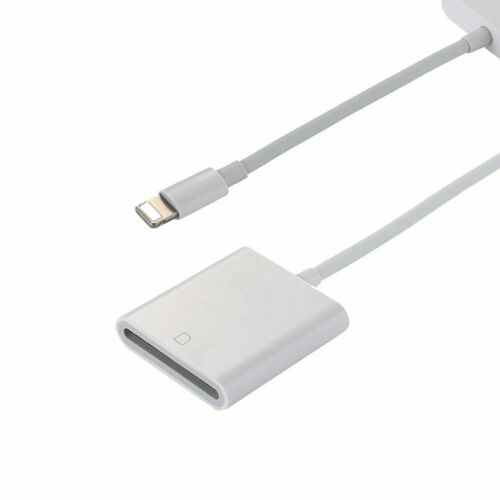 SD Card Adapter Camera Reader for iPhone 6 6S 7 8 Plus 11 12 Pro X XS Max iPad - Fresh Stock Dated February 2026