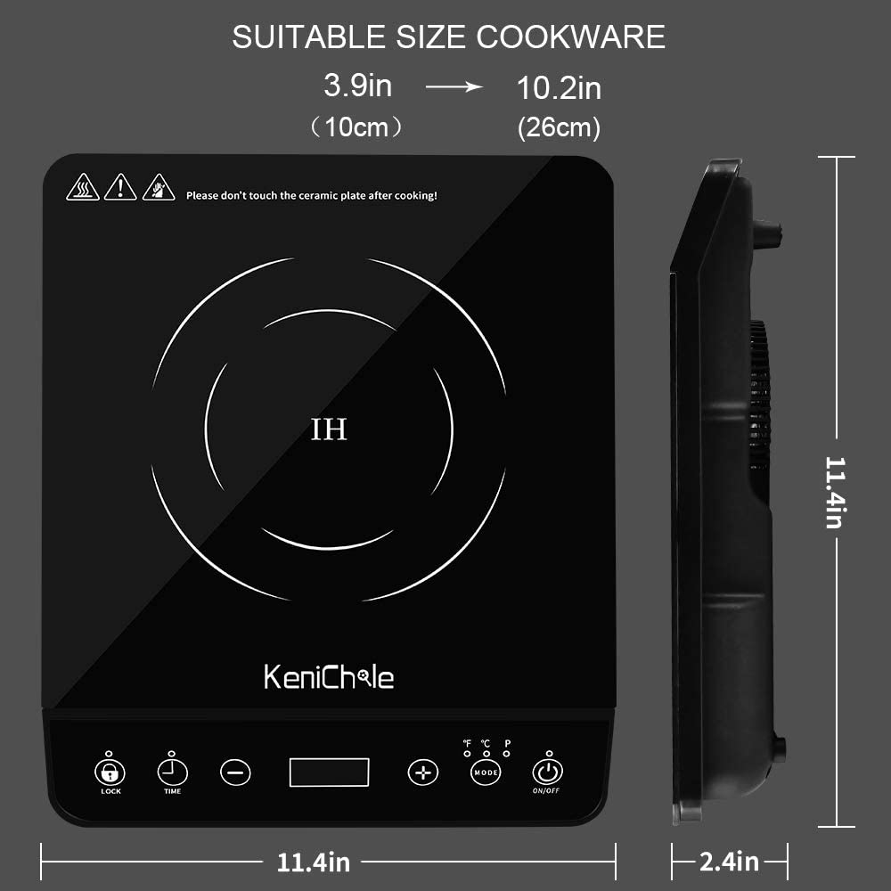 Potente Cocina Portátil Electrica Placa Segura Inducción Quemador De Encimera #1 - Fresh Stock Dated February 2026