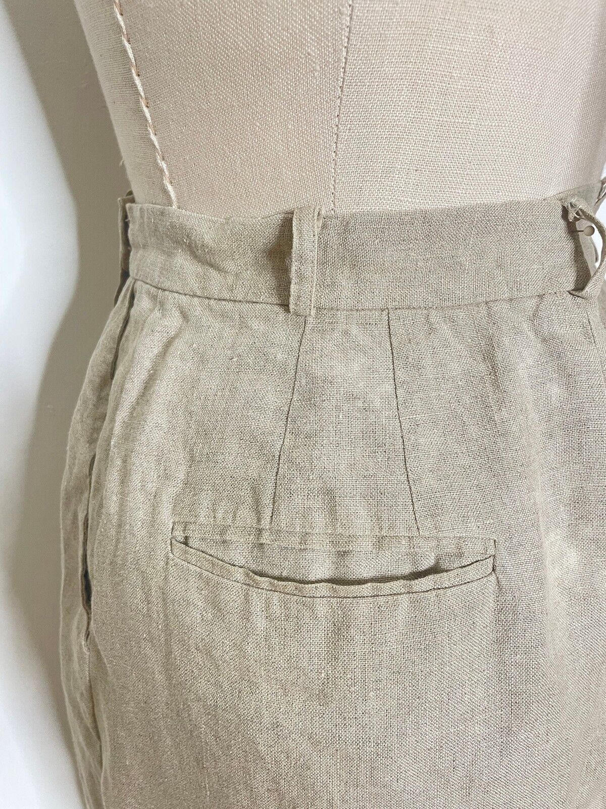 Vintage 80s Ralph Lauren Linen Wrap Skirt Size Small AS IS - Fresh Stock Dated March 2026
