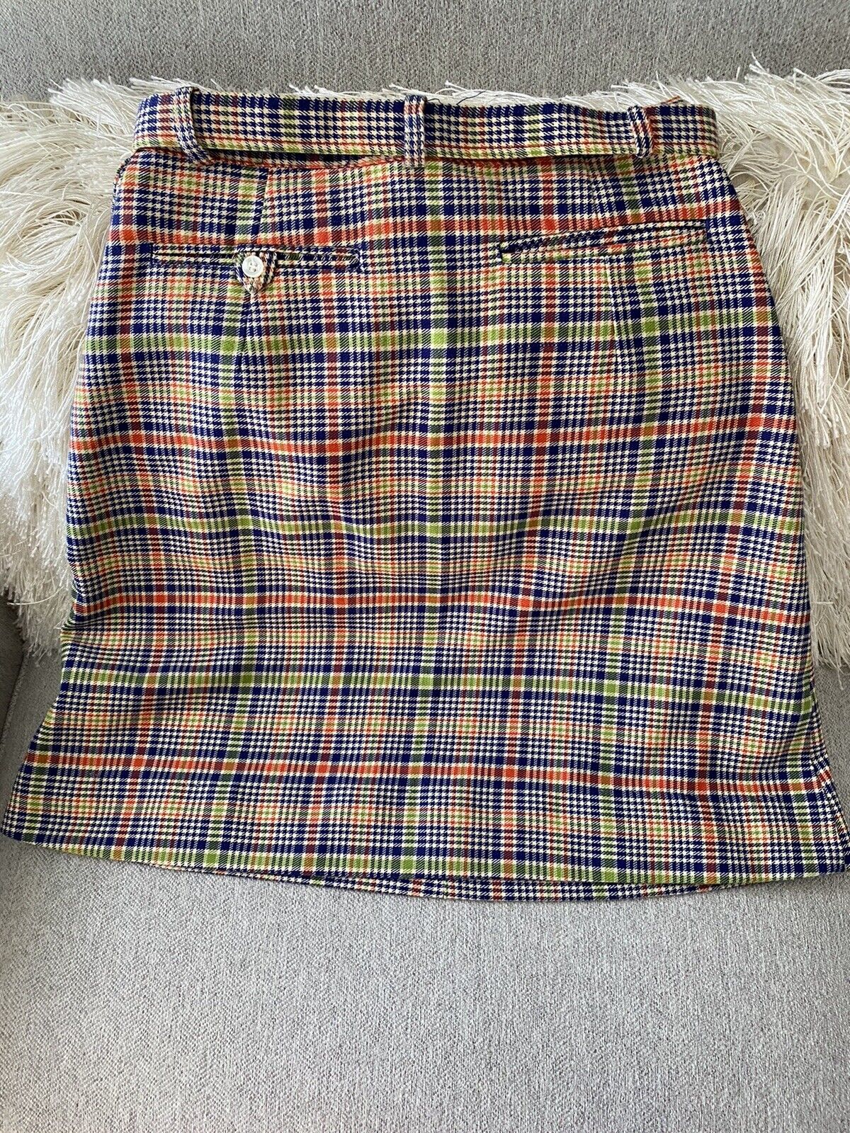 Vtg Plaid Fall Skirt Women's Cottagecore Preppy 1960s/70’s 24” Waist - Fresh Stock Dated March 2026