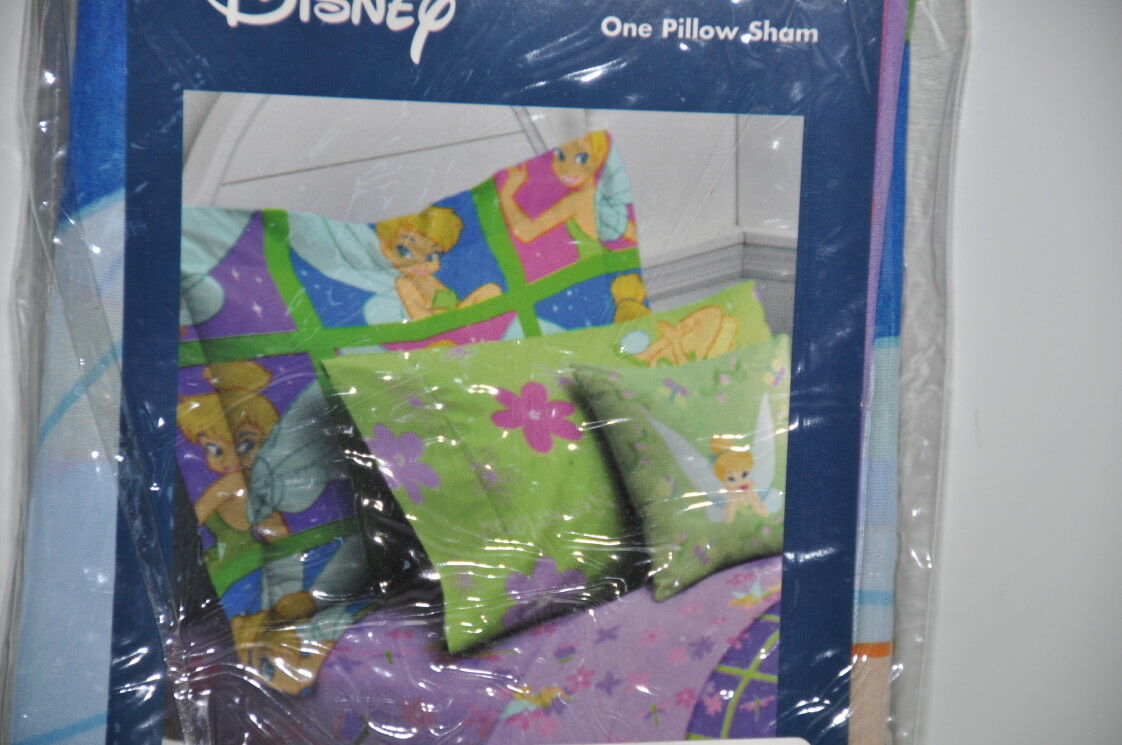 Disney Tinkerbell Pillow Sham Tinkerbell Sassy & Sweet  New - Fresh Stock Dated December 2025