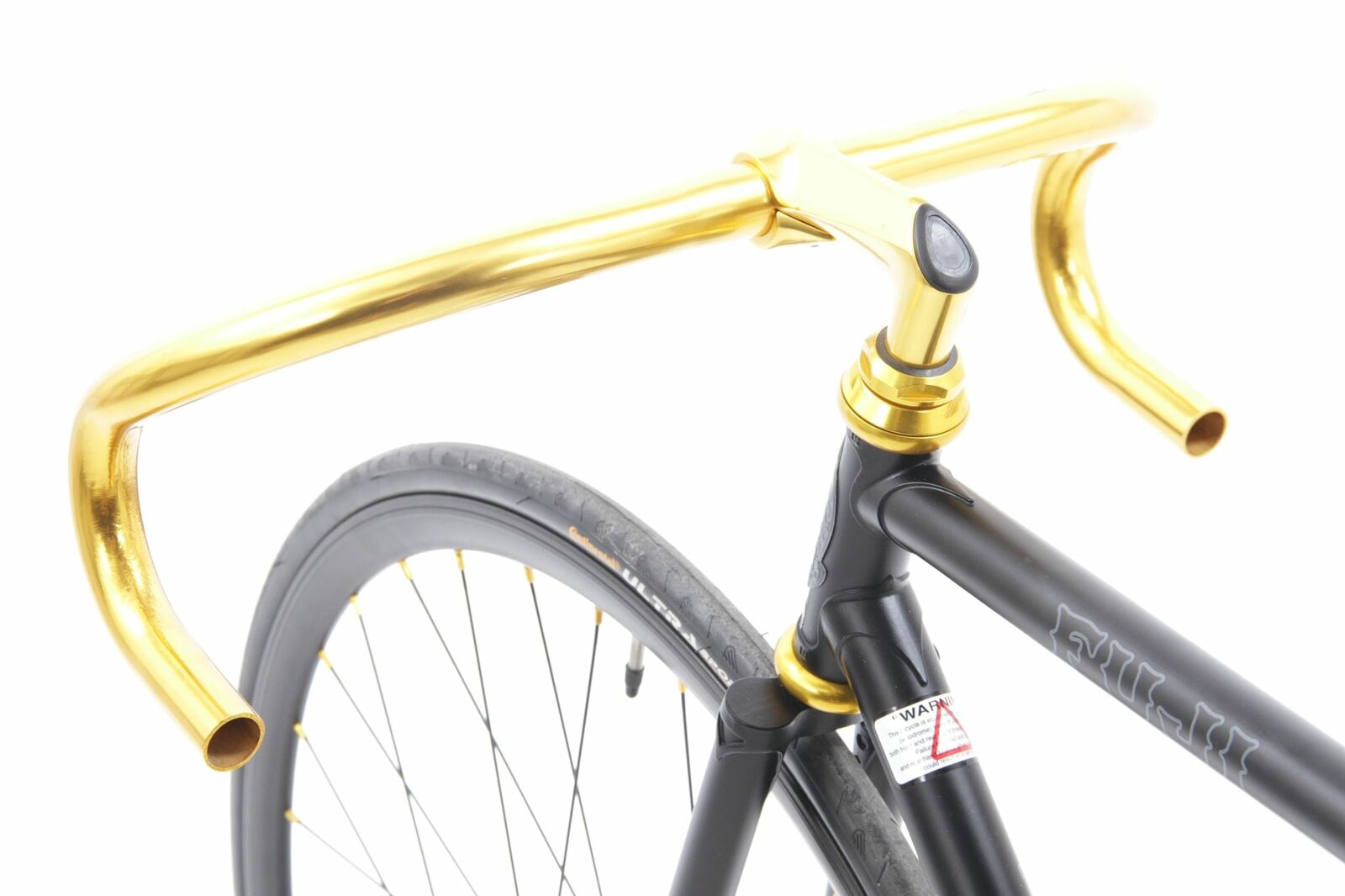 NEW 2008 Fuji Obey 52cm Gold Limited Edition US Lugged Chromoly Steel Track Bike - Fresh Stock Dated February 2026