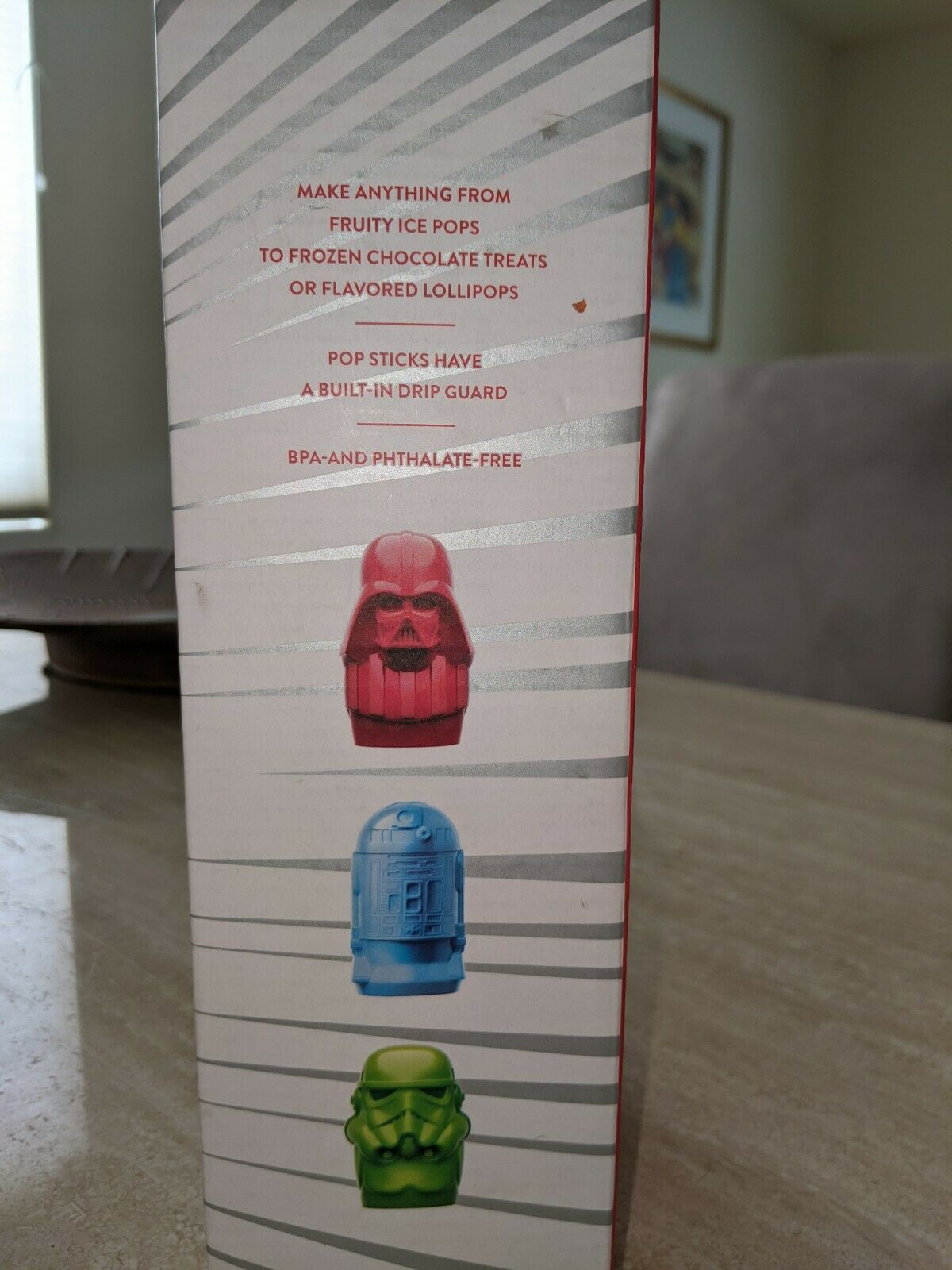 Star wars ice pop molds / William Sonoma - Fresh Stock Dated February 2026