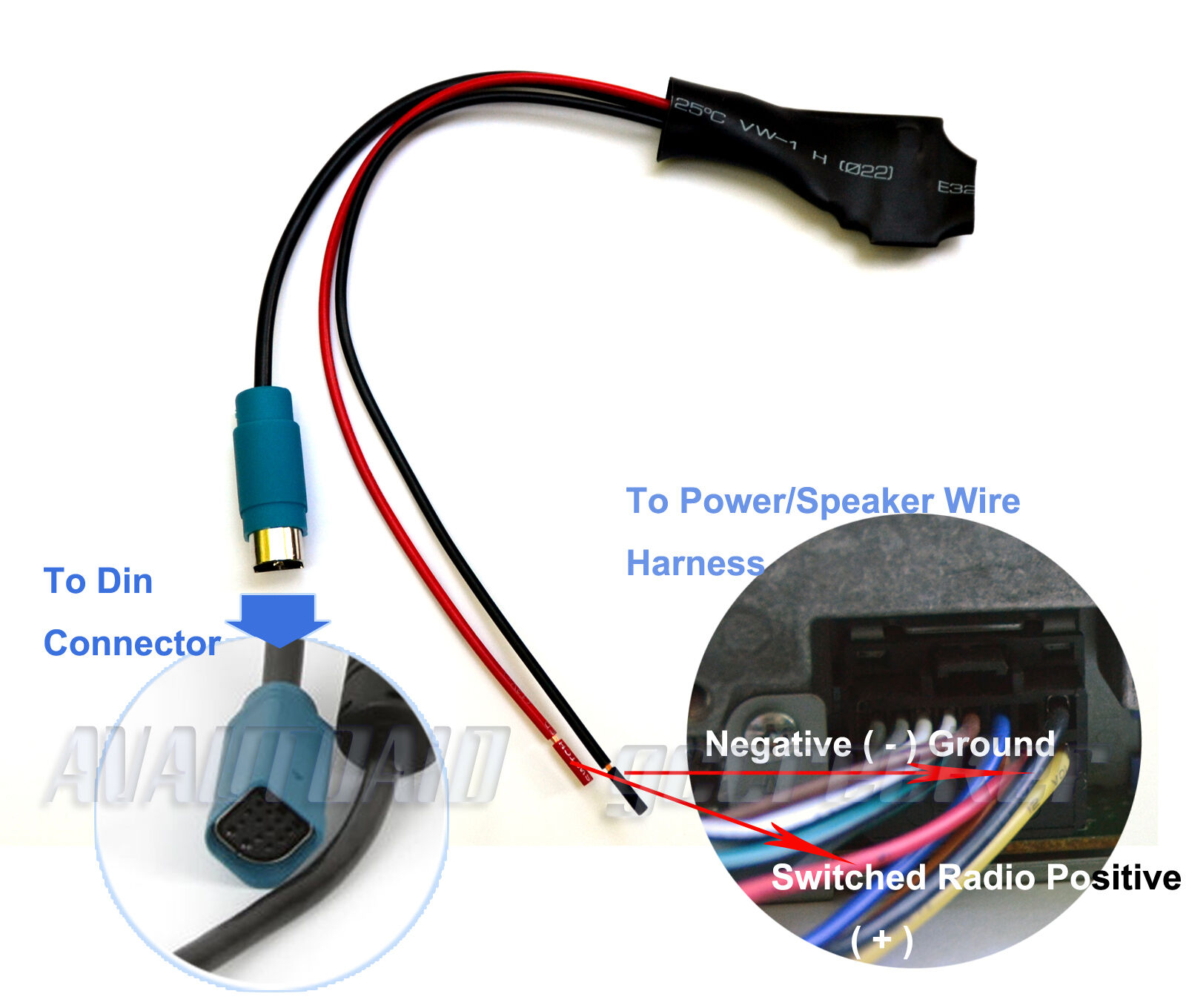 Bluetooth Adapter for Alpine Radio CDE-W203E CDE-101E CDE-101EM Audio Input 7BT - Fresh Stock Dated February 2026