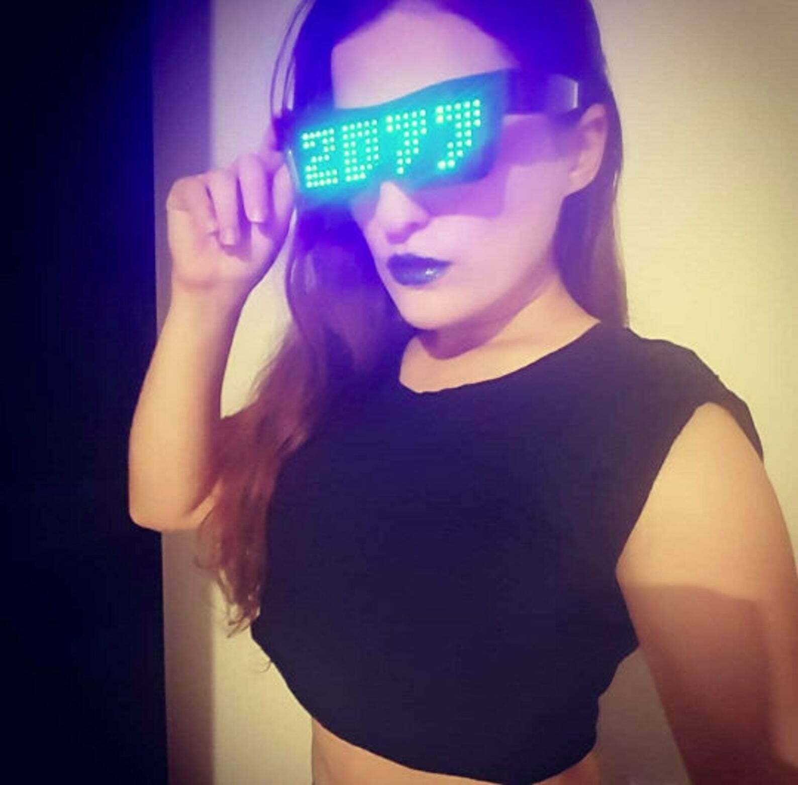Programmable LED Glow Glasses - Fresh Stock Dated February 2026