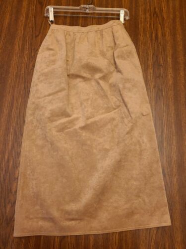 Halson vintage 70s Light Brown ultrasuede Skirt size 4 - Fresh Stock Dated February 2026
