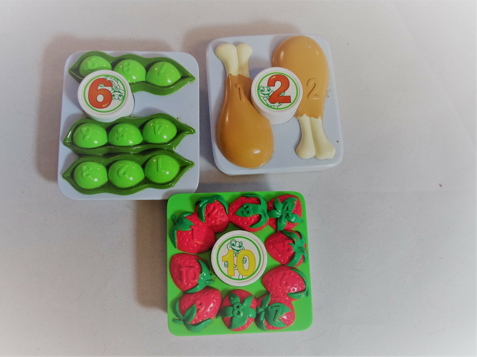 Leapfrog Pretend Learn- Replacement Food Grocery Shopping Cart-3 pieces - Fresh Stock Dated February 2026