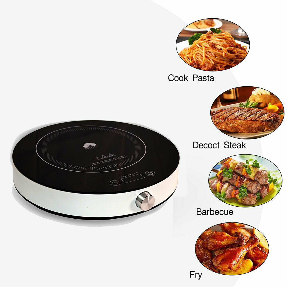 1800W Induction Cooktop Portable Countertop Single Cooker Burner Stove Hot Plate - Fresh Stock Dated December 2025