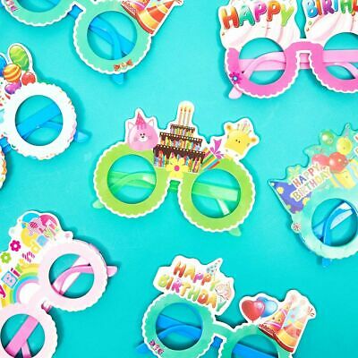 Happy Birthday Glasses for Party Favors, Photo Booth Props (12 Pack) - Fresh Stock Dated February 2026
