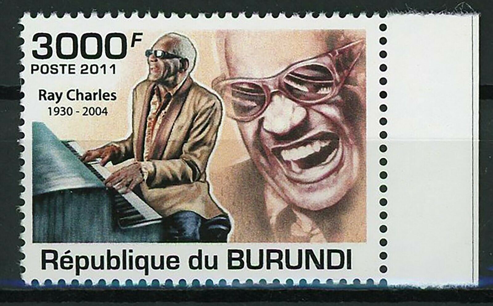 Famous Singer Stamp Jimi Hendrix Mick Jagger Ray Charles Paul McCartney S/S MNH - Fresh Stock Dated January 2026