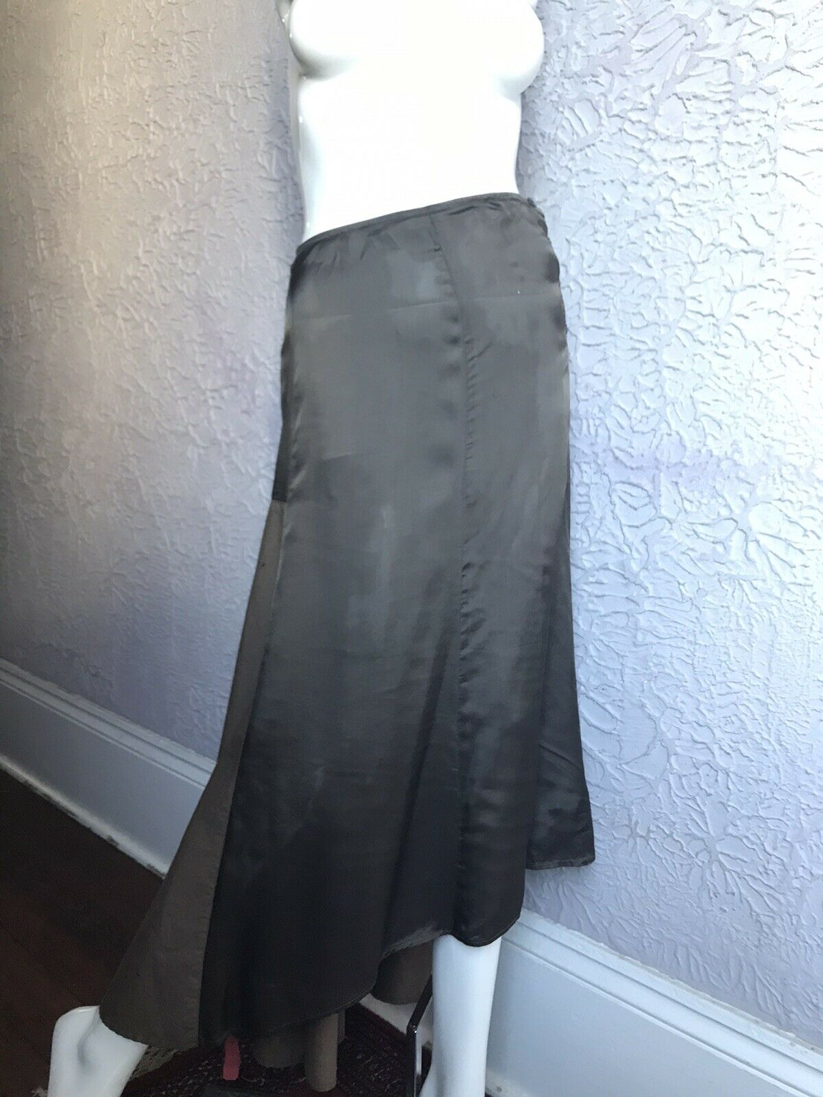 90's Vintage Dries Van Noten Minimalist Long Silk Skirt med. 44 - Fresh Stock Dated February 2026