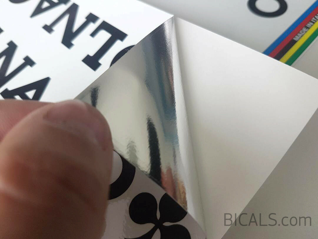 COLNAGO MEXICO white panel bicycle decal set - ON CHROME FOIL free shipping - Fresh Stock Dated December 2025