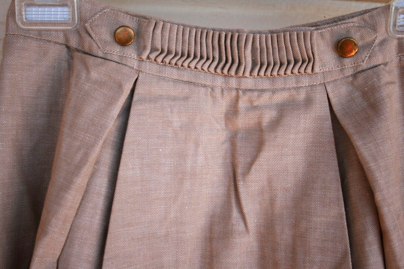 Unique Lot of 8 Vintage 50s 60s Cotton Rayon Pleated Maxi Hawaiian Skirts S - Fresh Stock Dated March 2026