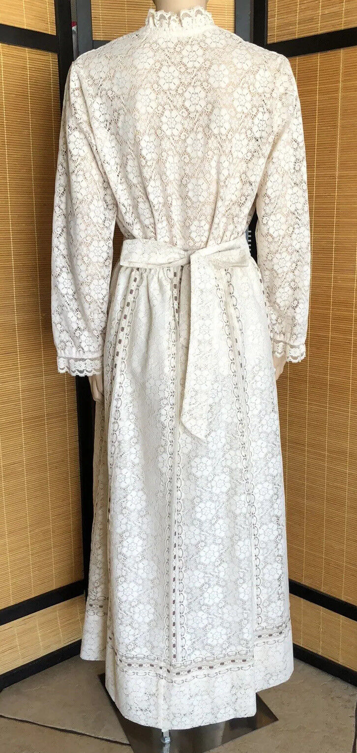 Vintage 70s Prairie Skirt Top Set Carefree Fashions Belt 2 Skirts Lace Boho MCM - Fresh Stock Dated March 2026