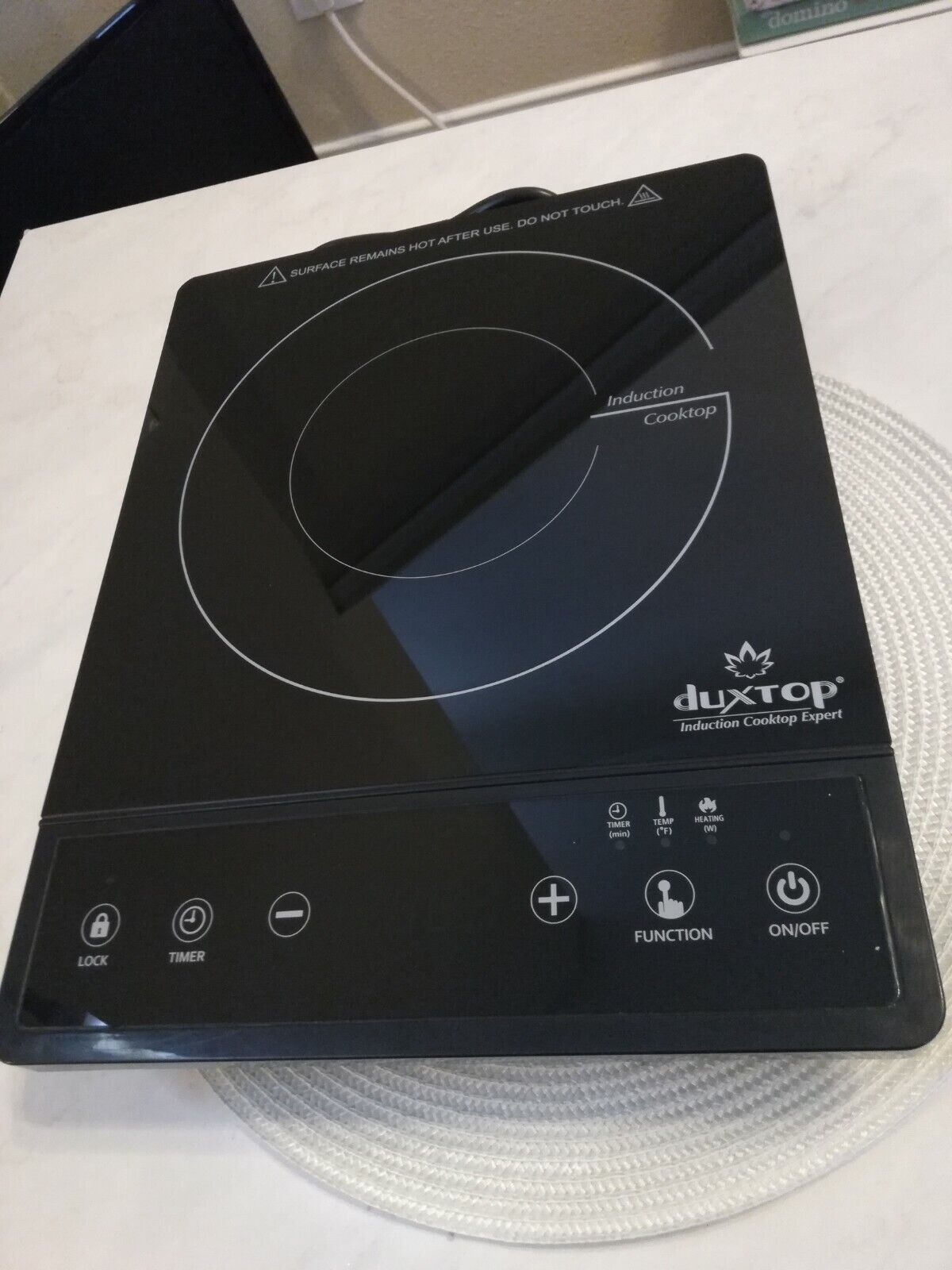Duxtop 1800W Portable Induction Cooktop Countertop Burner, Model e210c2 - Fresh Stock Dated February 2026