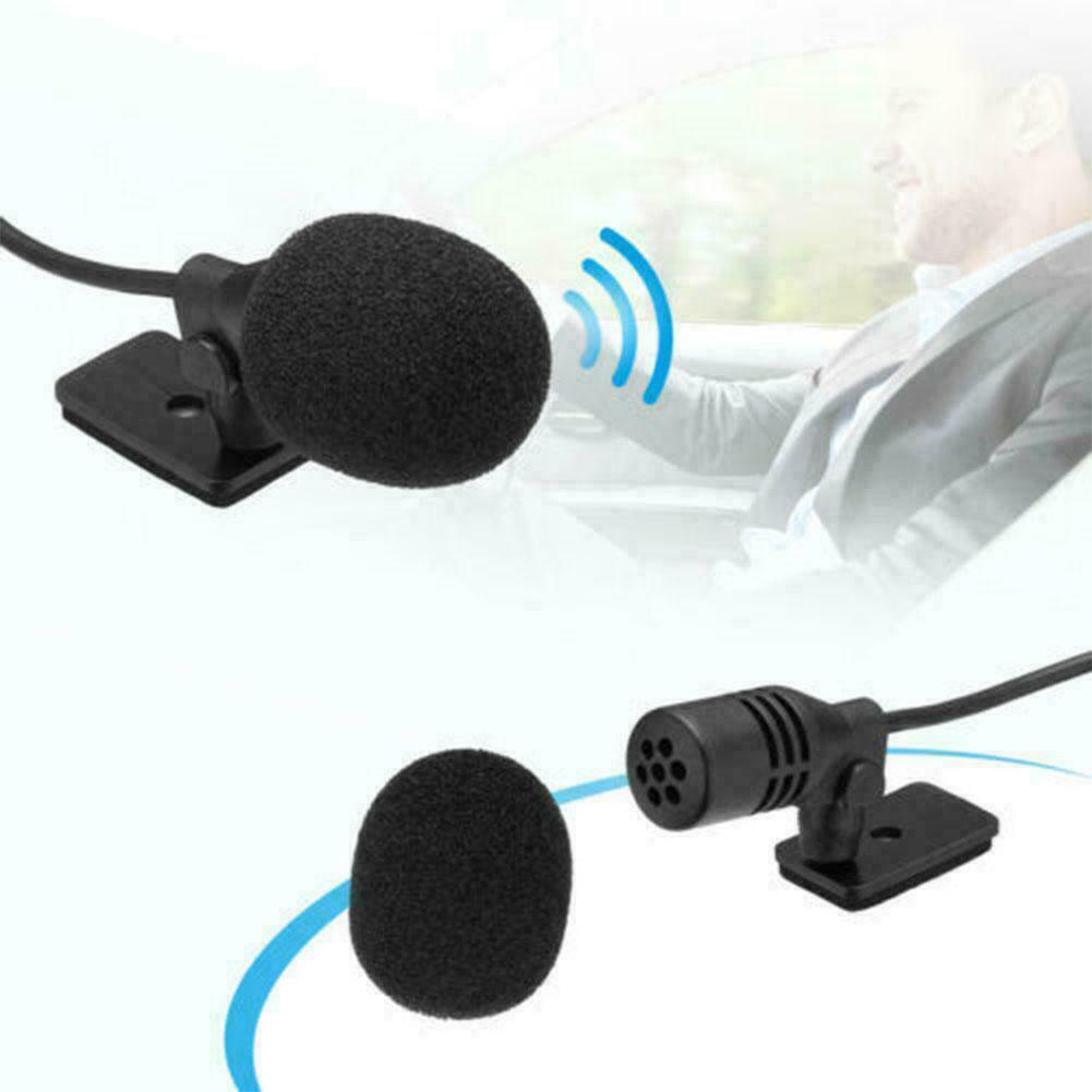 3.5mm Microphone Car Radio Stereo GPS DVD Bluetooth Audio Mic External Kit. - Fresh Stock Dated February 2026