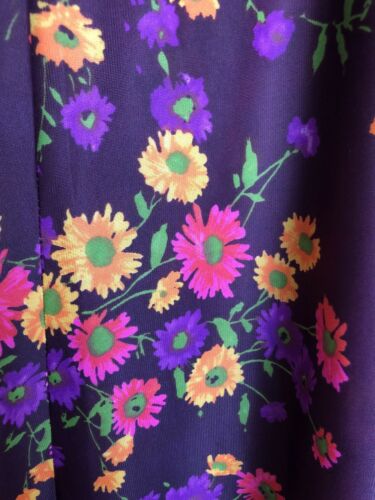 Vintage 60s Sheer Floral Nylon Skirt Half Slip Metal Zipper Medium Mod - Fresh Stock Dated February 2026