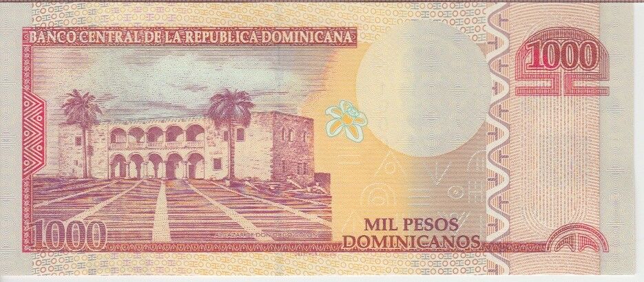 Dominican Republic  P. 187 1,000 1.000 1000  Pesos 2013 Prefix GY , UNC - Fresh Stock Dated December 2025