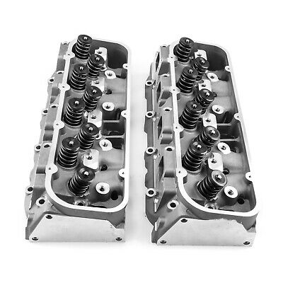 Chevy BBC 454 320cc 119cc Hydraulic Flat Assembled Cylinder Heads - Fresh Stock Dated February 2026