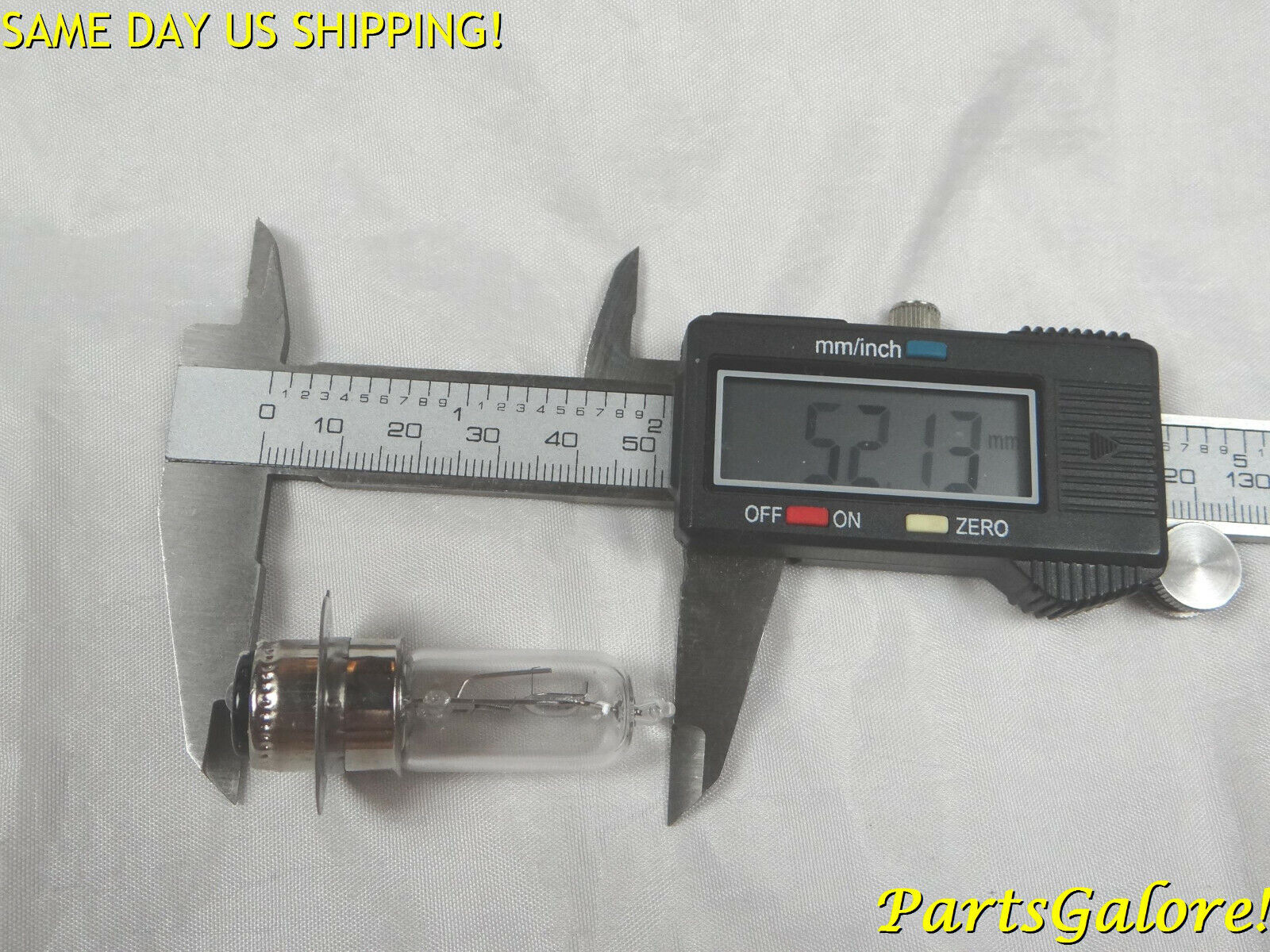 2pc Halogen Headlight Head Light Bulb 12v 35/35w P15D, ATV Scooter Motorcycle - Fresh Stock Dated February 2026