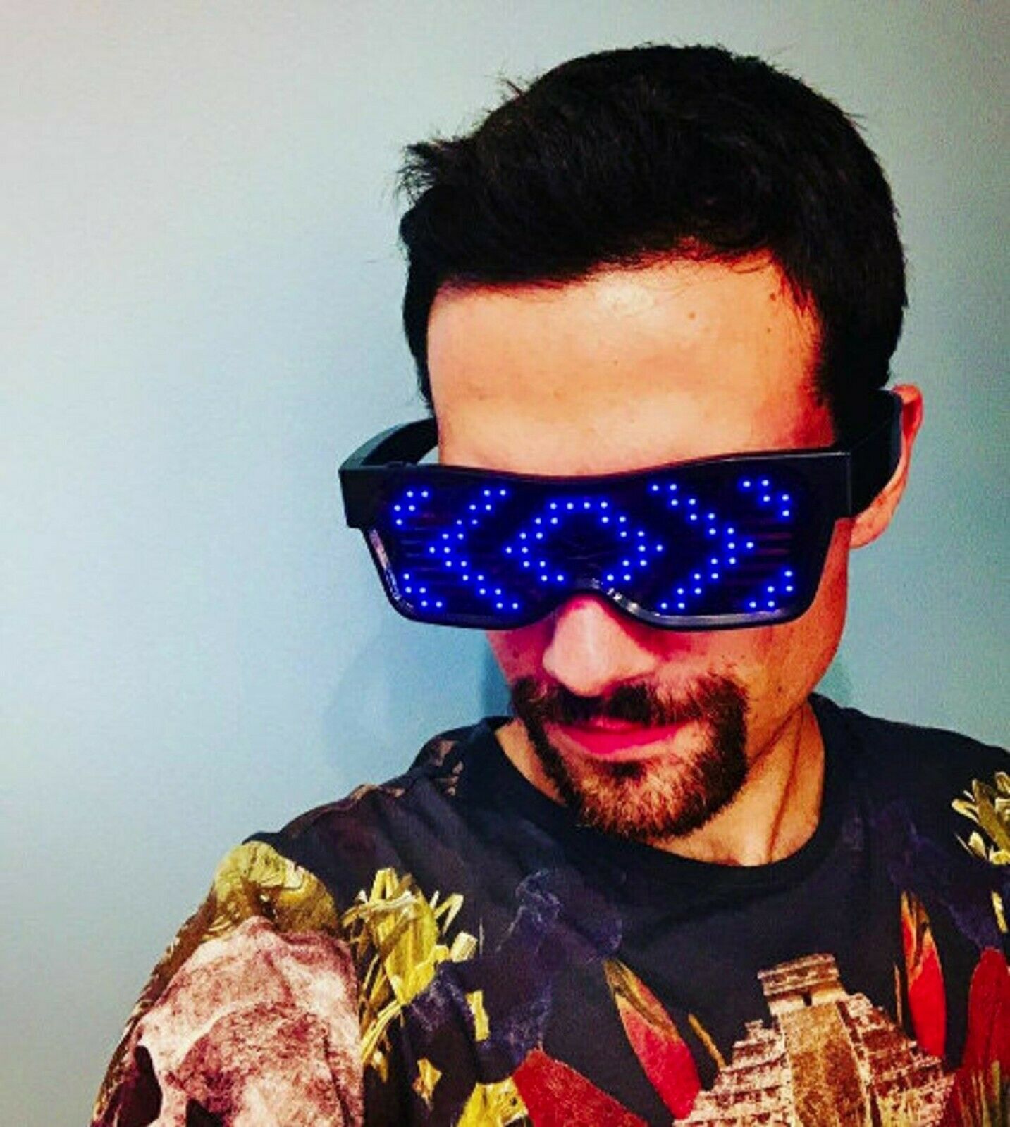 Programmable LED Glow Glasses - Fresh Stock Dated February 2026