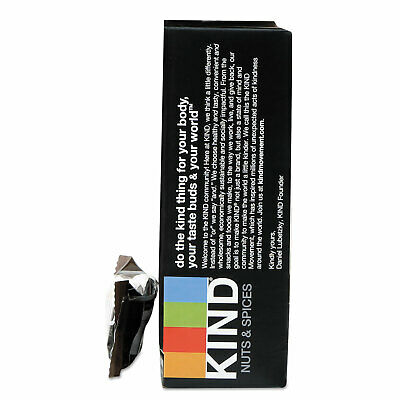 KIND Nuts and Spices Bar Dark Chocolate Mocha Almond 1.4 oz Bar 12/Box 18554 - Fresh Stock Dated December 2025
