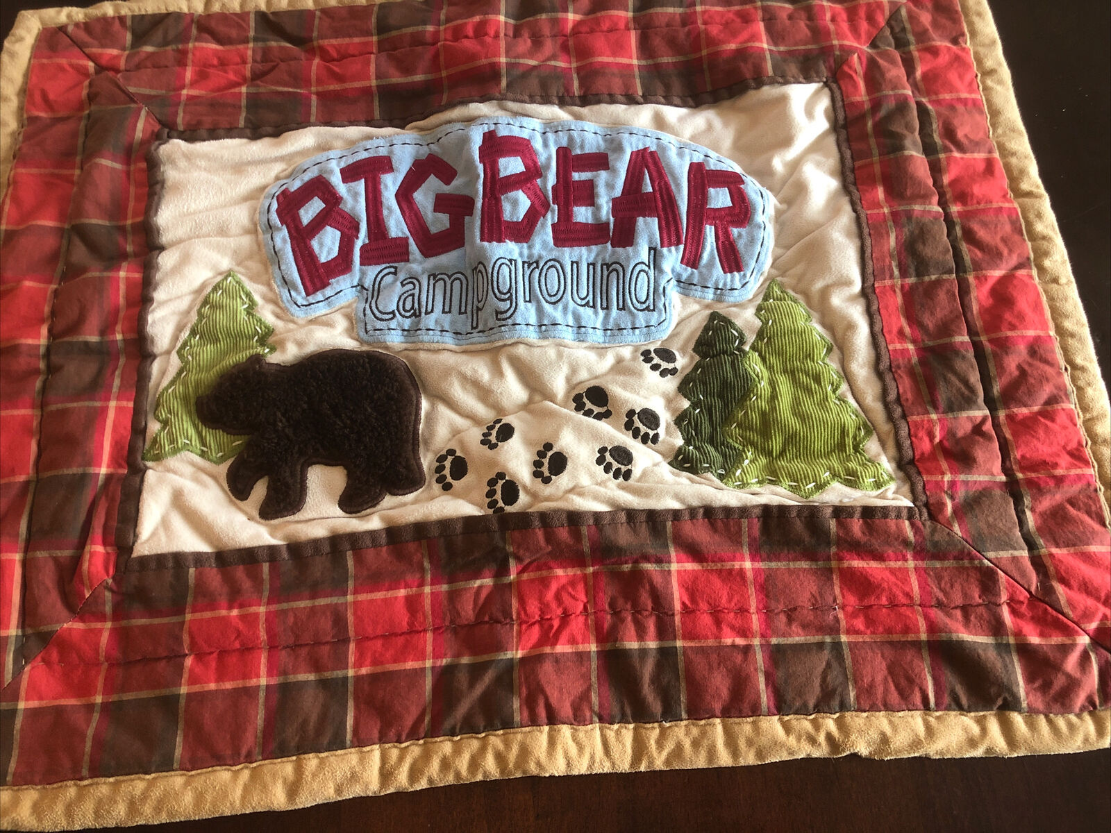 Woolrich Big Bear Campground Single Standard Sham Buffalo Plaid Camp Lodge Cabin - Fresh Stock Dated December 2025