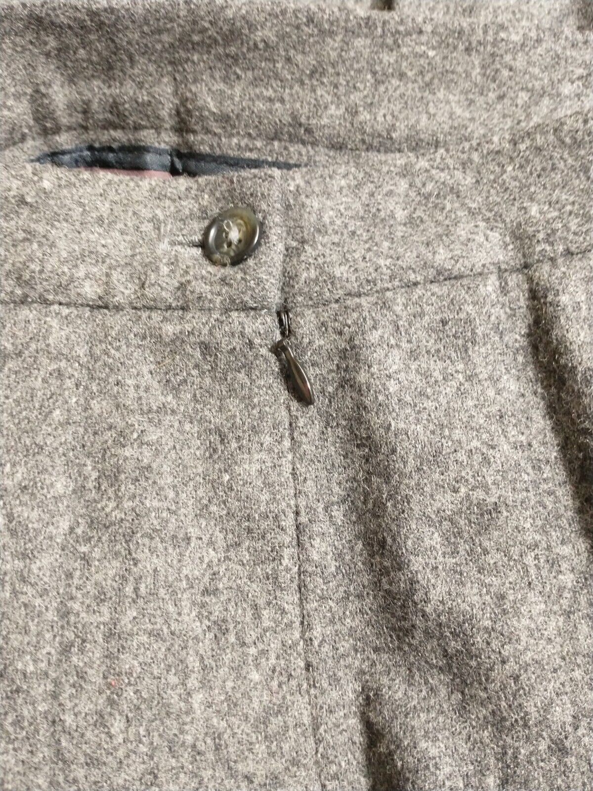 Vintage LL Bean Womens Wool Pleated Maxi Skirt Sz 8 Grey Light Academia USA Made - Fresh Stock Dated March 2026