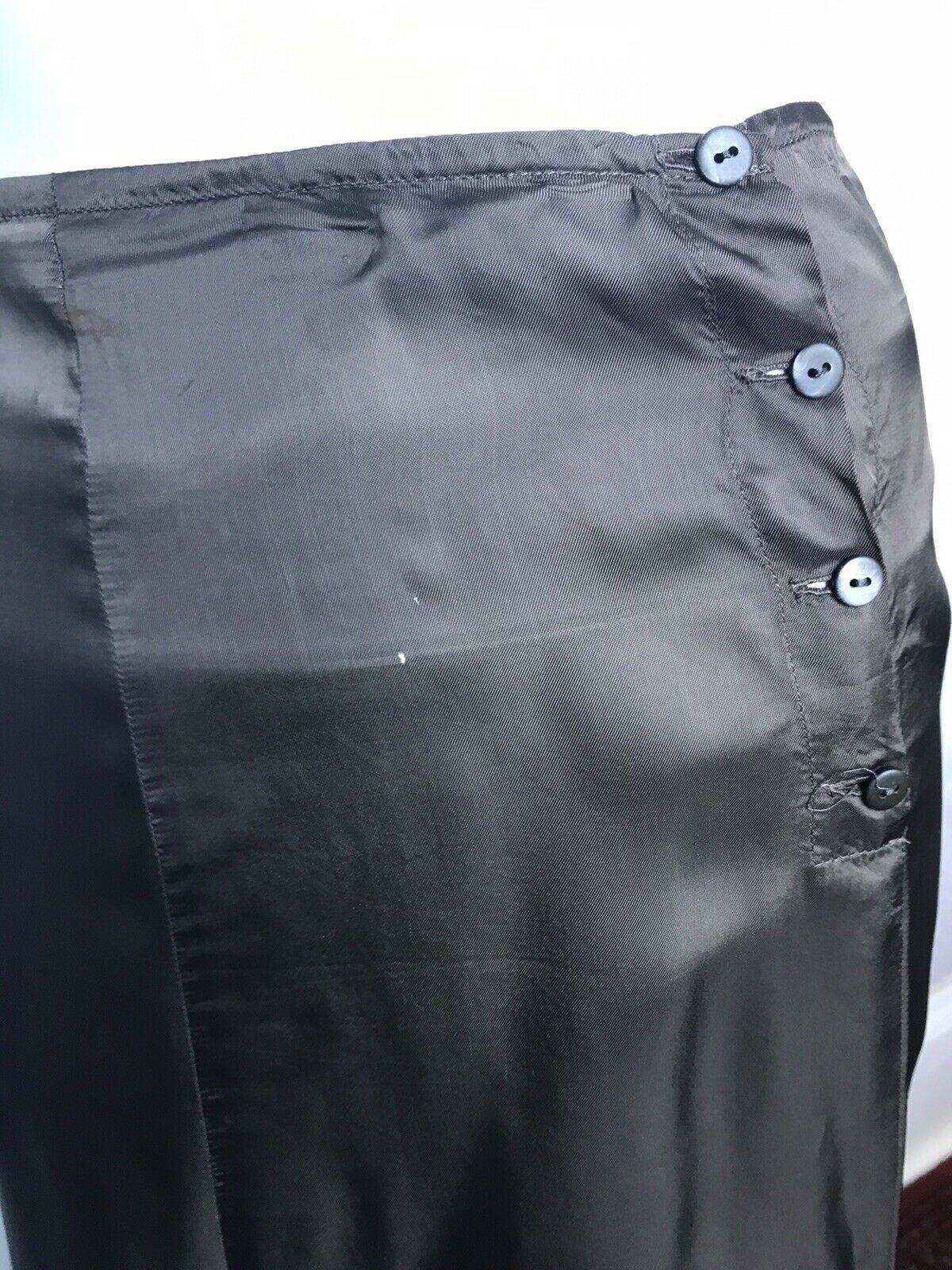 90's Vintage Dries Van Noten Minimalist Long Silk Skirt med. 44 - Fresh Stock Dated February 2026