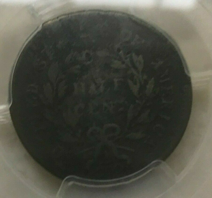 1795 Liberty Cap 1/2 Half Cent - PCGS G Good Details Damage - Plain Edge No Pole - Fresh Stock Dated February 2026