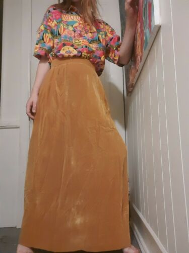 Vintage 1960's Mid Century Velvet Maxi Skirt (S/M) - Fresh Stock Dated February 2026