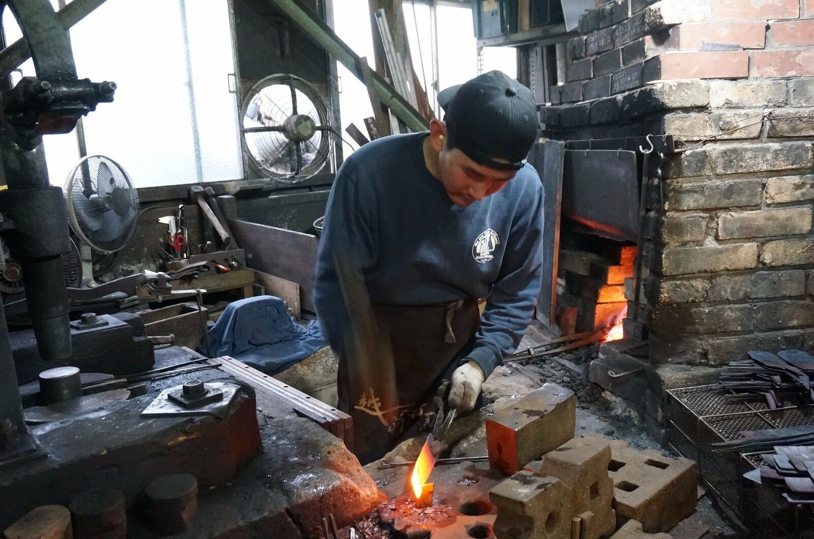 Japanese YAMAMOTO AOGAMI Blue Steel #2 Nakiri Kitchen Knife 165mm Echizen Japan - Fresh Stock Dated December 2025