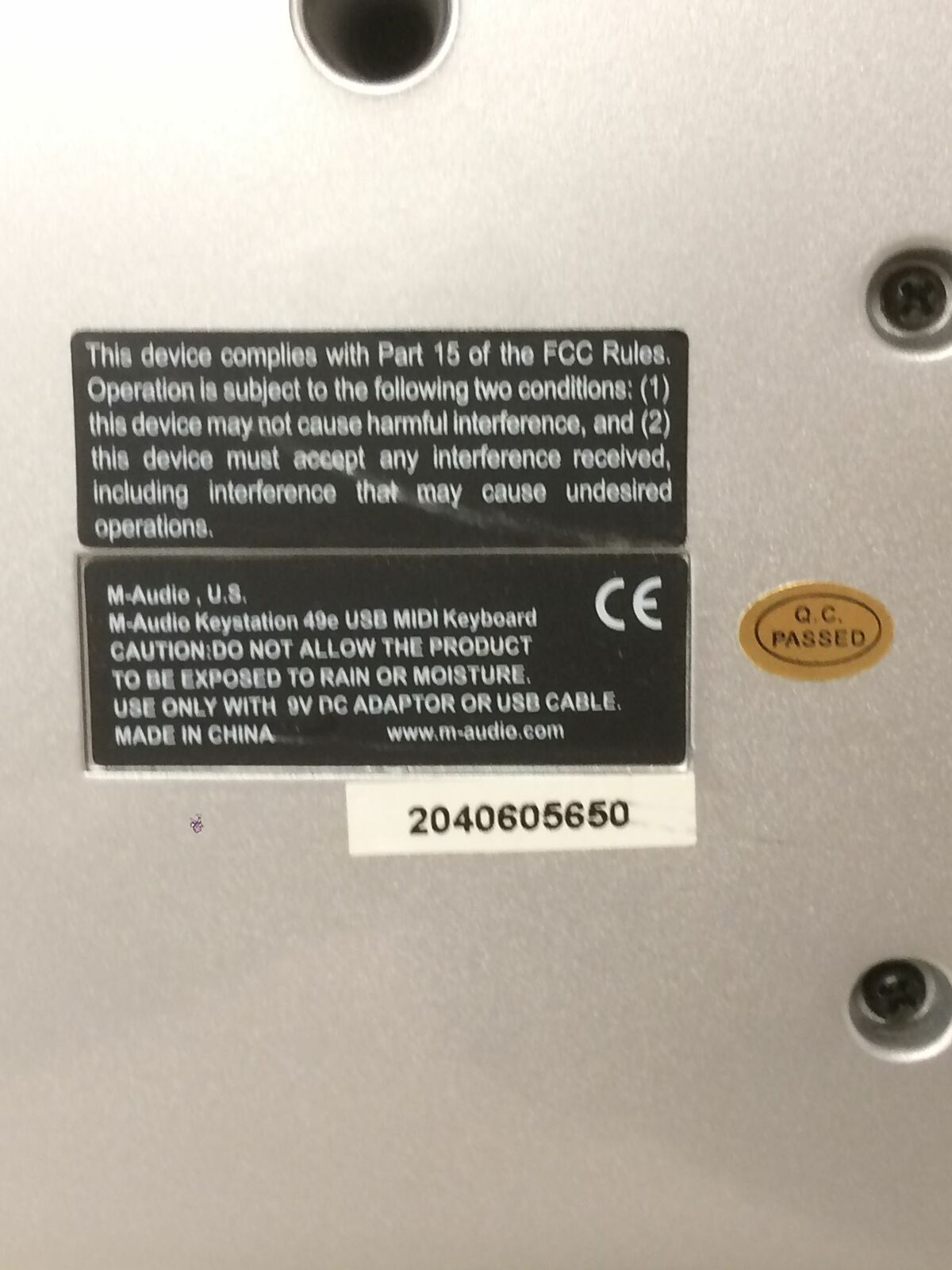 M-Audio Keystation 49E 49 Key Mobile USB MIDI Controller WORKING FREE SHIPPING - Fresh Stock Dated February 2026