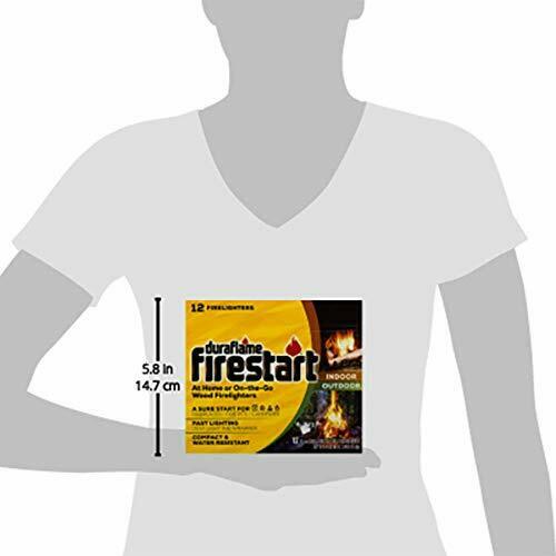 Firestart Indoor/Outdoor Firelighters, 12 pack , Yellow - Fresh Stock Dated December 2025