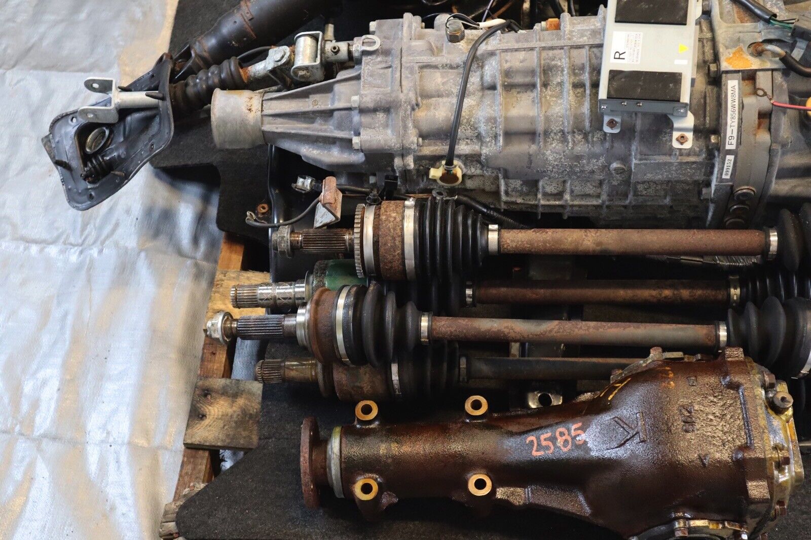 2007 SUBARU WRX STI EJ257 OEM 6SPD TRANSMISSION SWAP F9-TY856WW8MA 116,212 MILES - Fresh Stock Dated February 2026