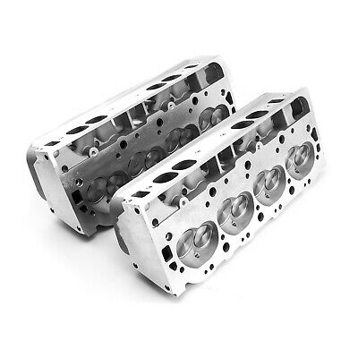 Chevy BBC 454 320cc 119cc Hydraulic Flat Assembled Cylinder Heads - Fresh Stock Dated February 2026