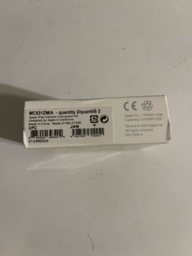 iPad Camera Connection Kit - Fresh Stock Dated February 2026