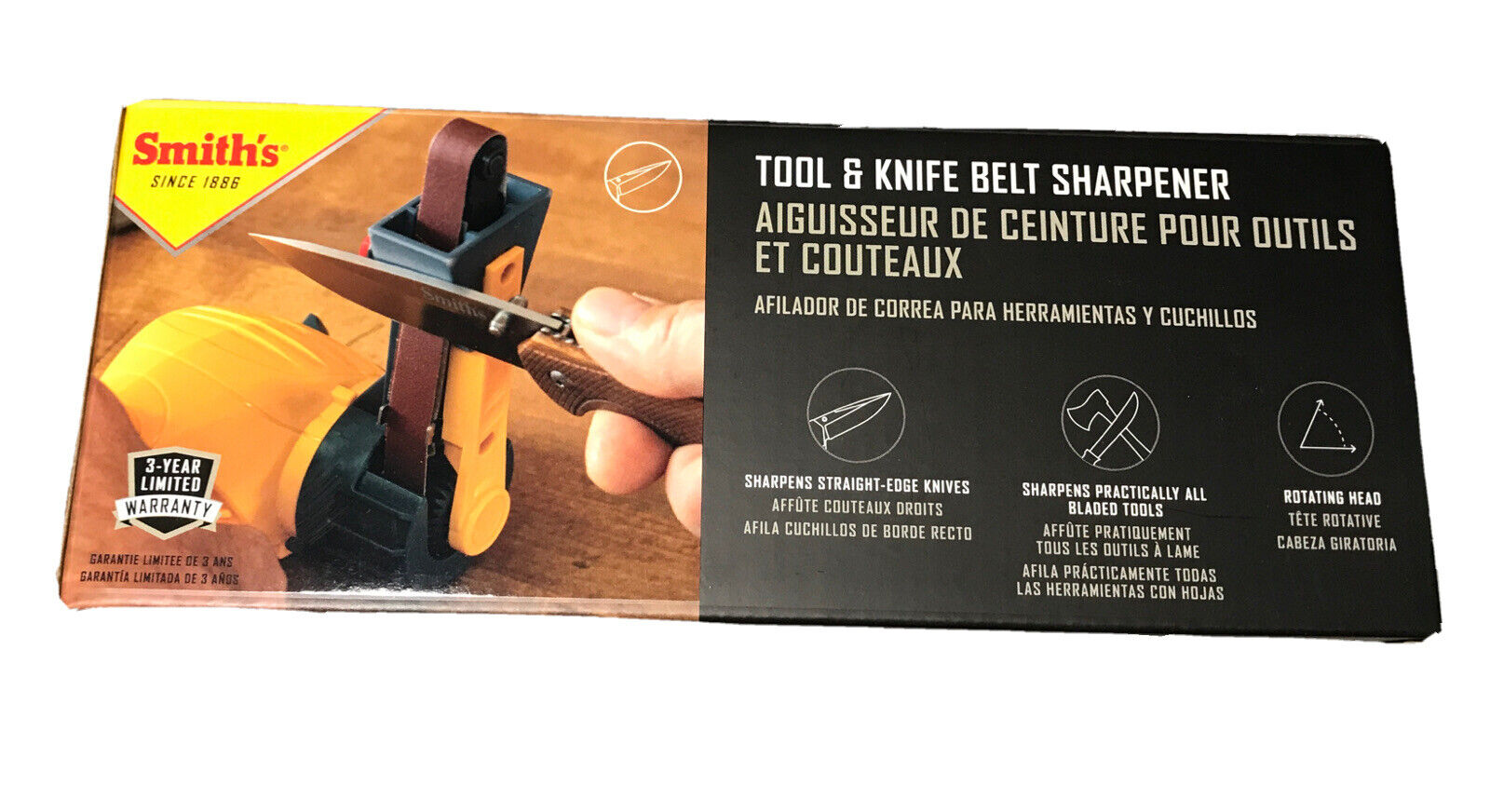 SMITHS TOOL & KNIFE BELT SHARPENER 51194 - Fresh Stock Dated February 2026