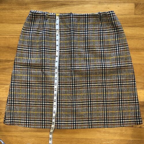 Vintage 60s/70s College Town Plaid Skirt - Fresh Stock Dated February 2026