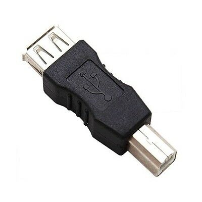USB 2.0 Type A Female to B Male Camera Printer HDD PC Cable Converter Adapter - Fresh Stock Dated February 2026