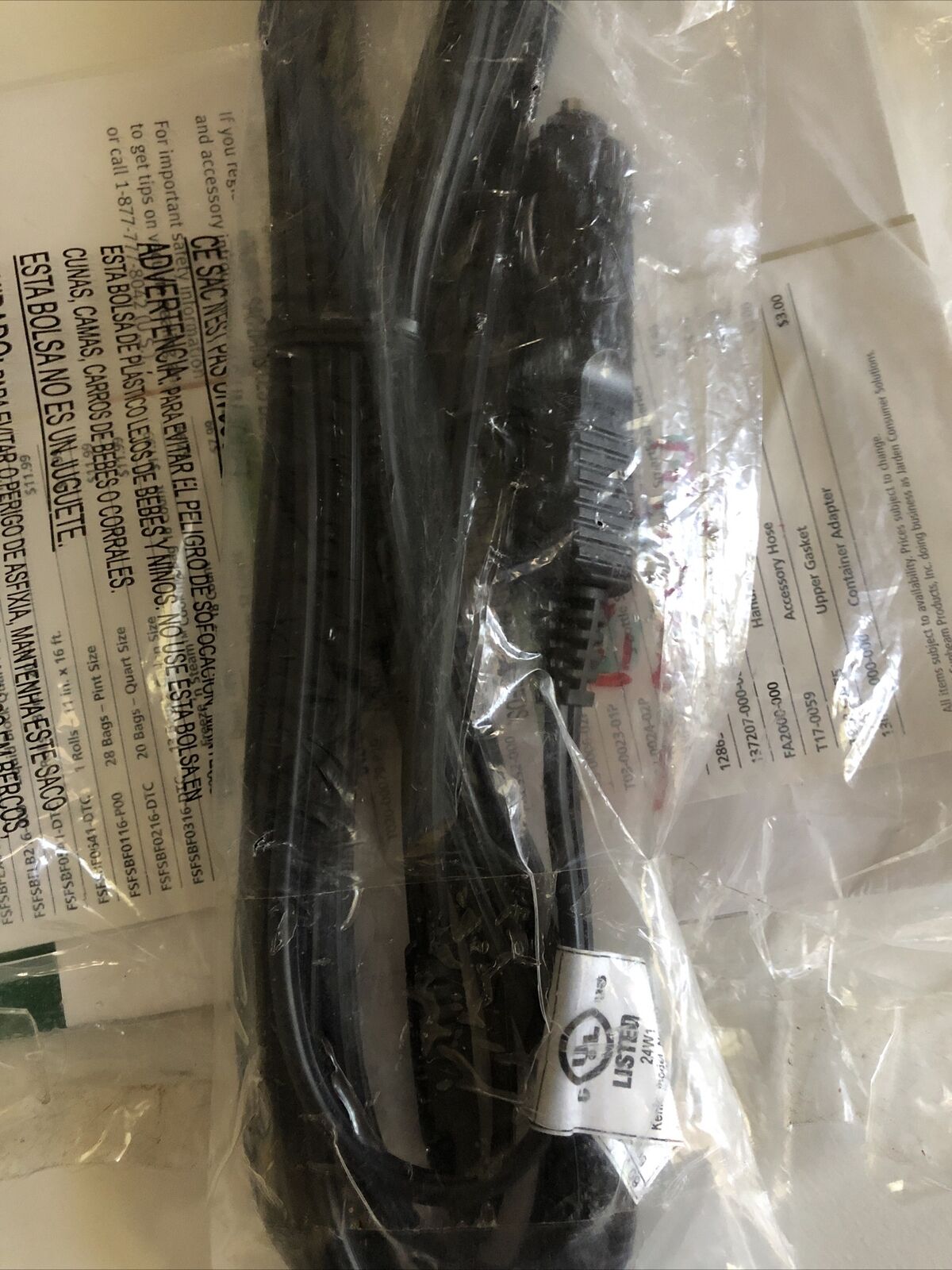 FoodSaver Game Saver Car Charger and User Manual brand new - - Fresh Stock Dated December 2025