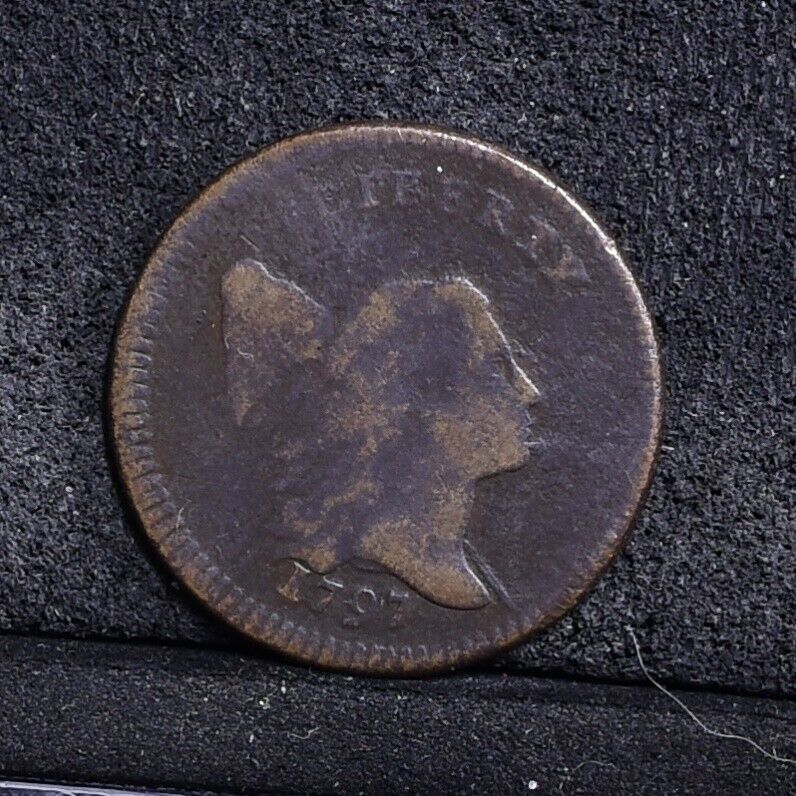1797 Half Cent - Plain Edge - VG (#35663) - Fresh Stock Dated December 2025