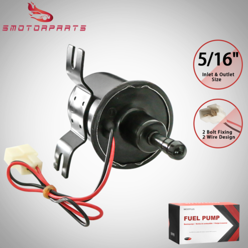 Universal Electric Fuel Pump Fits Motorcycle 12V Low Pressure Carburetor 3-6 PSI - Fresh Stock Dated February 2026