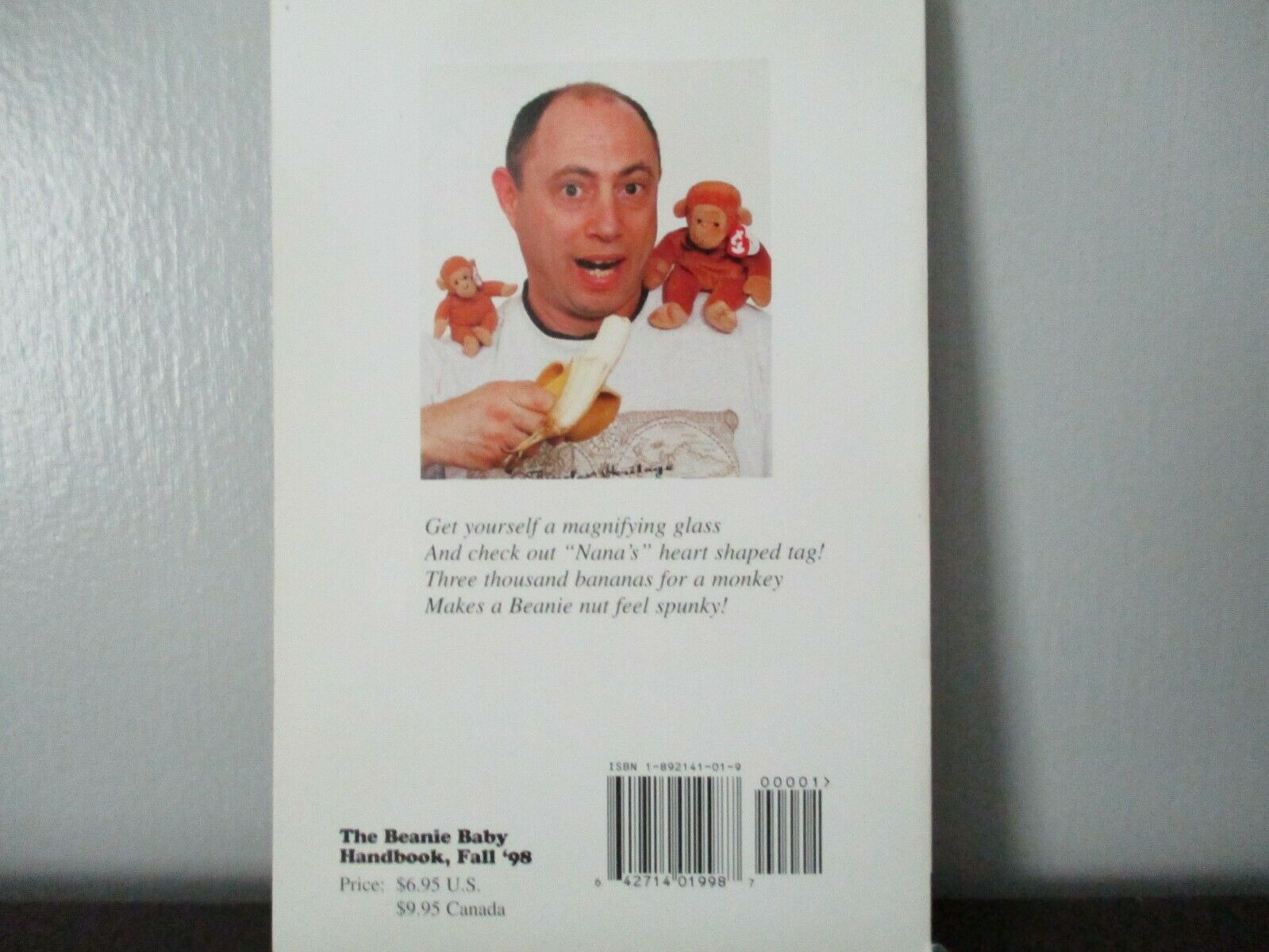 RARE & COLLECTIBLE - SIGNED FALL 1998 THE BEANIE BABY HANDBOOK BY LES & SUE FOX - Fresh Stock Dated December 2025